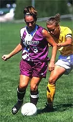 Senior Katelyn Jones scored the game-winning goal in the 67th minute against La Salle.