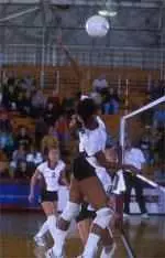 Sophomore Nitia Small led the Minutewomen with 16 kills on Sunday. UMass will close out the regular season at home on Saturday, Nov. 10.