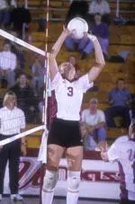 Junior Jitka Stehnova grew up playing volleyball in the Czech Republic.