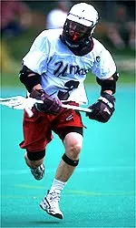 Junior Dan Paccione netted his second career hat trick to help lead the Minutemen over Navy, 11-8.