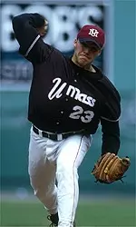 Junior righty Brian Hourigan earned the win in the Northeastern game to improve to 3-1.