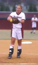 Senior righty Carrie Jeffries hurled a one-hitter in game two of a doubleheader sweep for the Minutewomen over Brown, 6-3 and 9-0