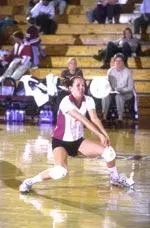 Janeen DeMarte recorded 18 digs in UMass' 3-2 win over Fairfield