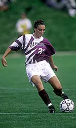 Sophomore Michelle Luttatti scored two goals in the victory over UNH.