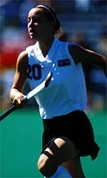 Junior Erika Whiston scored her third goal of the season in the loss to Connecticut.