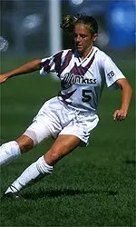 Brooke Bartlett scored the game-winner against BC giving UMass a 4-3 double-overtime win in its season opener.