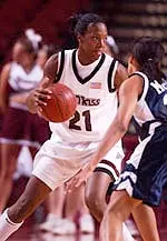 Junior Jennifer Butler scored a season-high 23 points against St. Joseph's on Tuesday, January 8, 2002.