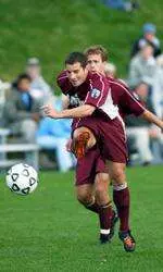 2002 A-10 Offensive Player of the Year Jeff Deren recorded his second career hat trick in a 4-3 loss to GW.