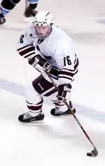 Freshman defenseman Sean Regan scored a goal and an assist in the 3-2 loss to Providence.