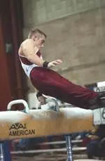 Darren Morace placed second in the all-around at the ECAC Championship.