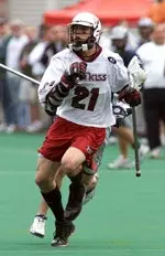Junior midfielder Chris Fiore netted a career-high five goals in the 13-12 victory over No. 18 Penn State.