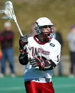 Junior Kevin Leveille scored four goals in the 18-7 victory over the Retrievers
