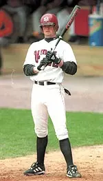 Senior Connell Clark ran his hit streak to nine games with a pair of basehits on Saturday.