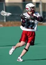 Senior midfielder Dusty Smith and the Minutemen play No. 1 Johns Hopkins at Homewood Field in Baltimore on Sunday at noon.
