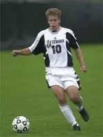 Derek Rhodes gave UMass its best opportunity to score in the 84th minute.