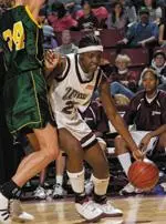 Senior Jen Butler averaged 19.3 points and 11.6 rebounds last week en route to Co-A-10 Player of the Week honors.