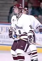 Thomas P?ck scored a goal and assist in UMass' 4-3 loss to New Hampshire.