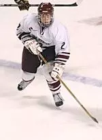Mike Warner tallied his sixth goal of the season in UMass' 3-2 loss at Northeastern.