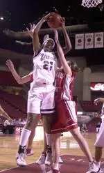 Senior Jen Butler had 16 points and 16 rebounds, but the Minutewomen fell to Saint Joseph's, 68-61, tonight at the Mullins Center.