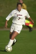 Erica Wideberg tallied her first goal of the season in the loss to Fordham.