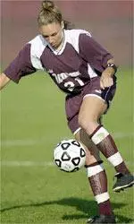 Michelle Luttati scored the game-winner for the Minutewomen on a header.