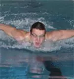 Dylan Smith won three events for the Minutemen in the win over BU.