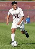 Devlin Barnes was named team MVP of the 2003 UMass men's soccer team.