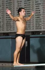 Logan Alomar won the one-meter diving event at the Princeton Invitational this past weekend.