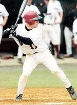 Junior Sean Sarno went two for four with two RBI against Northern Iowa on Saturday.