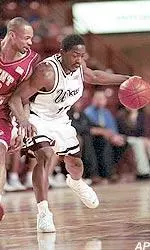 Anthony Anderson and the Minutemen meet George Washingtin in the opening round of the A-10 Tournament, March 10 in Amherst.