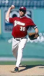 Eric Chown threw a complete game to defeat Fordham 2-1 in the first game of Sunday's doubleheader.