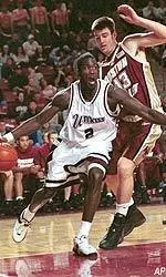 Jackie Rogers was selected MVP of the 2002-03 UMass basketball team.