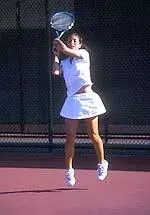 Jafra Depontes posted victories in both singles and doubles on Thursday.