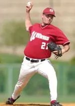 Mike Crane threw a complete game to earn the win against Holy Cross.