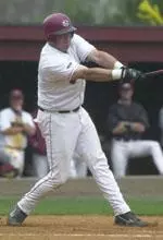 Senior John Seed scored UMass' only run against Northeastern on Thursday.