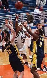 Jen Butler was selected by the Cleveland Rockers as the 15th overall pick in Friday's WNBA draft.