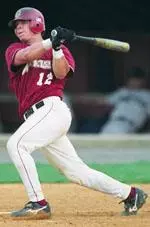 Tom Ellerbrook went two for three with two runs batted in against Northeastern.