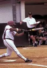 Senior Brandi Cross drove in the winning run with a single in the bottom of the sixth inning as UMass downed Fordham, 3-1, in the first day of action at the A-10 Tournament.
