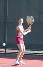 Stephanie Price and her partner Jenny Munroe helped sweep the doubles matches to earn the win.