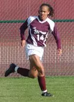 Adair Blyler scored her fourth goal of the season in the loss to Binghamton.