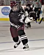 James Solon scored a goal in regulation for the Minutemen in their 2-2 exhibition game tie with Quebec-Trois Rivieres.