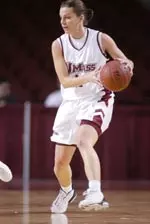 Judit Zsedenyi led all scorers with 19 points for the Minutewomen.