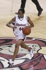 Senior Cleo Foster and the Minutewomen will take on Saint Joseph's Tuesday at 12:00 p.m.