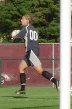 Kristin Walker posted her first career shutout in the 2-0 win over GW.