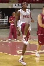 Stephane Lasme Goes Through Drills On Tuesday