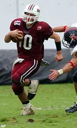 Tim Day's completion total tied for the third most in school history while his attempts tied for second-most.