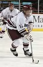 Matt Anderson had a hat trick and five points in UMass' 6-4 win over Clarkson Saturday night.