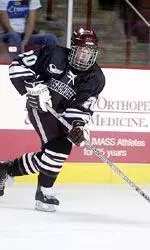 Tim Vitek had two goals for UMass against Mercyhurst Sunday afternoon for the second straight game.