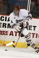 Greg Mauldin scored both of UMass' goals in its 5-2 loss to Boston College.