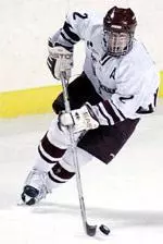 Mike Warner and the Minutemen fell to Boston University, 6-1.